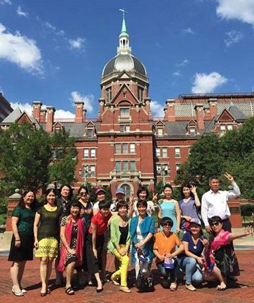 nurse leaders from China at johns Hopkins