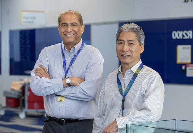 Researchers Ranjan Perera PhD and Masanobu Komatsu PhD